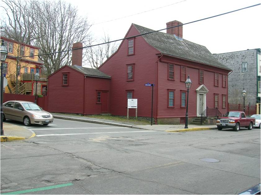 residential, early Newport settlement, Wanton-Lyman-Hazard House, 1697