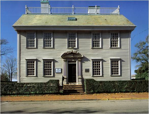 Mid-Georgian architecture, Newport, RI, Hunter House, 1748