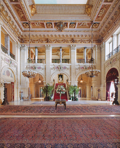  Great Hall of The Breakers Mansion Cover Art of The Newport Mansions 
