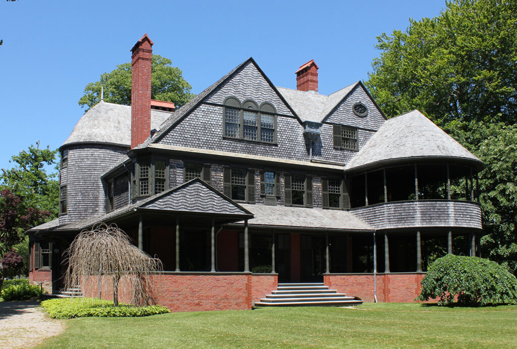 isaac bell house, shingle style